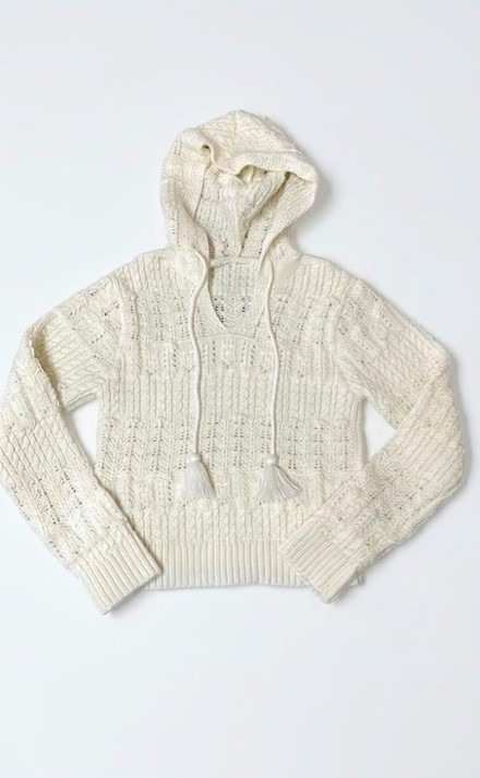 Pointelle Hoodie