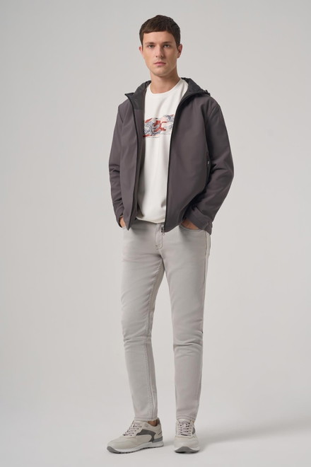 Morven Men's Hooded Puffer Oat - MORVEN