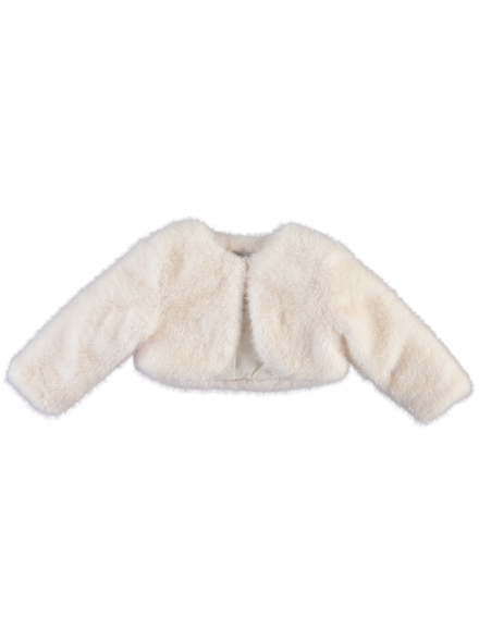 Shimmering Faux Fur Bolero - MONNA ROSA
